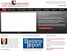 Tablet Screenshot of cookmoore.com